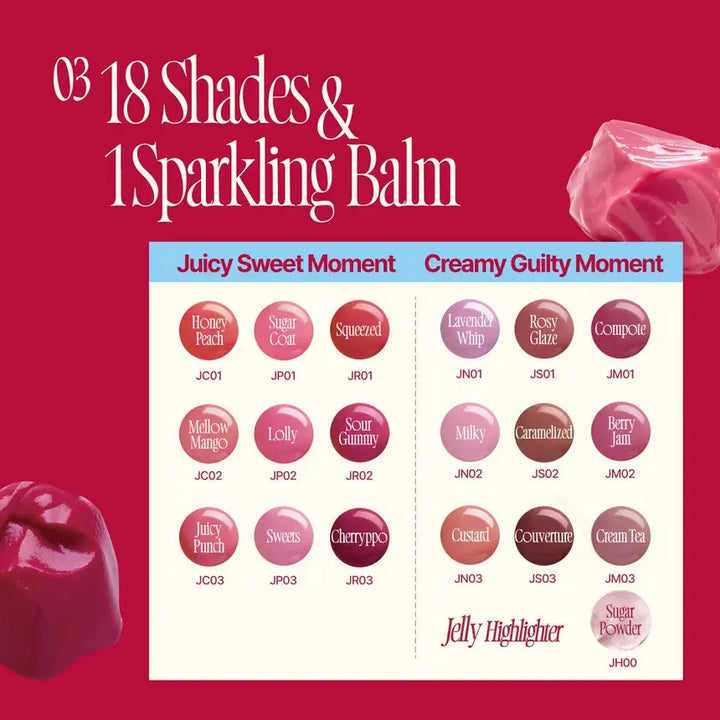 fwee Lip&Cheek Glowy Jelly Pot Keyring Set FWEE