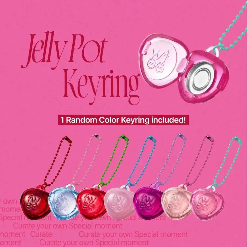fwee Lip&Cheek Glowy Jelly Pot Keyring Set FWEE