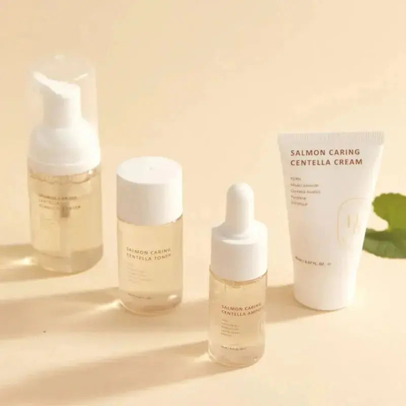 HEVEBLUE Salmon Caring Centella Special Travel Kit HEVEBLUE