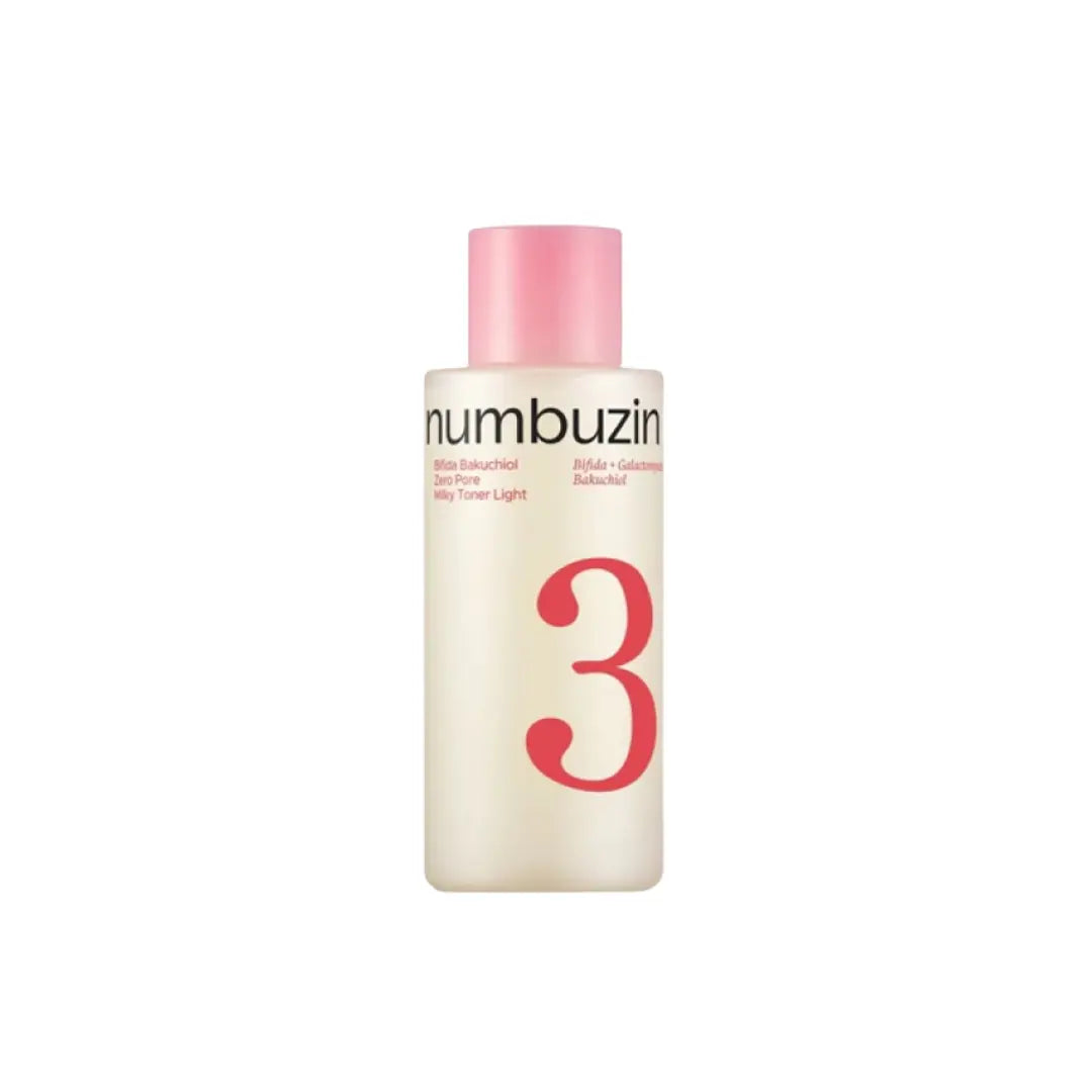 numbuzin No.3 Bifida Bakuchiol Zero Pore Milky Toner Light Numbuzin