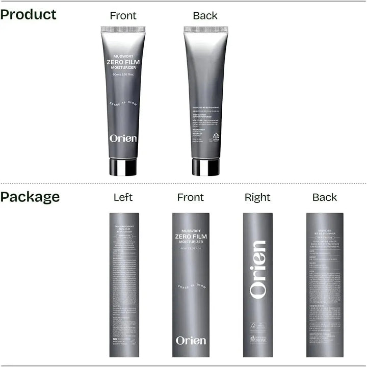 orien Mugwort Zero Film Moisturizer 60ml orien