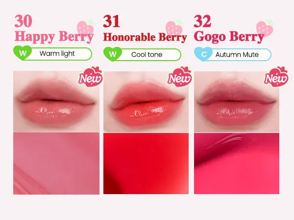 peripera Ink Mood Glowy Tint: Soft Berry Edition Peripera