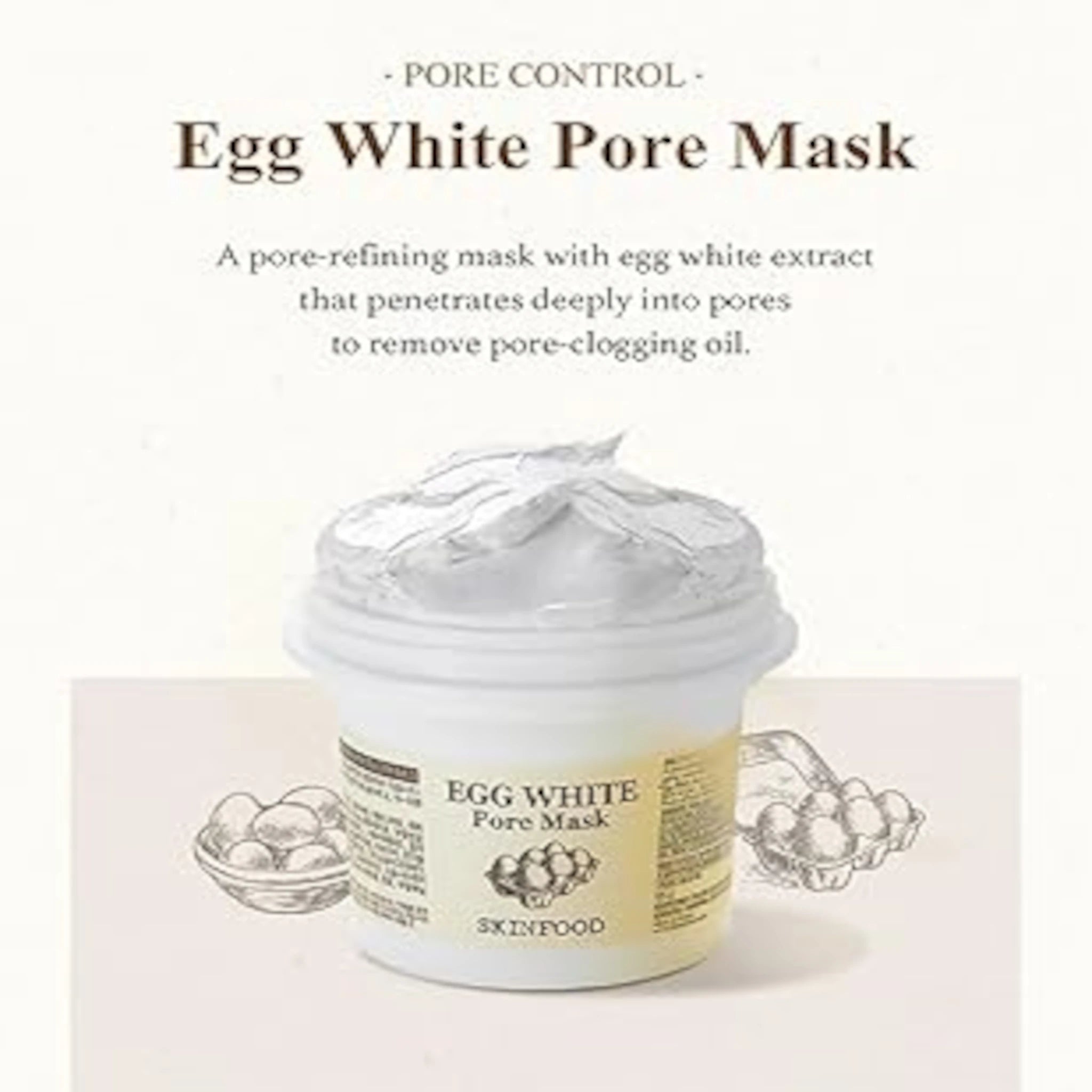 Skinfood Egg White Pore Beauty Mask (120 G)
