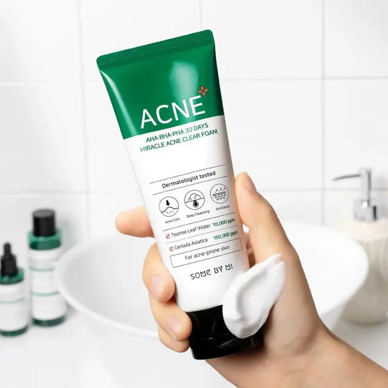 Some By Mi AHA BHA PHA 30 Days Miracle Acne Clear Foam SOME BY MI