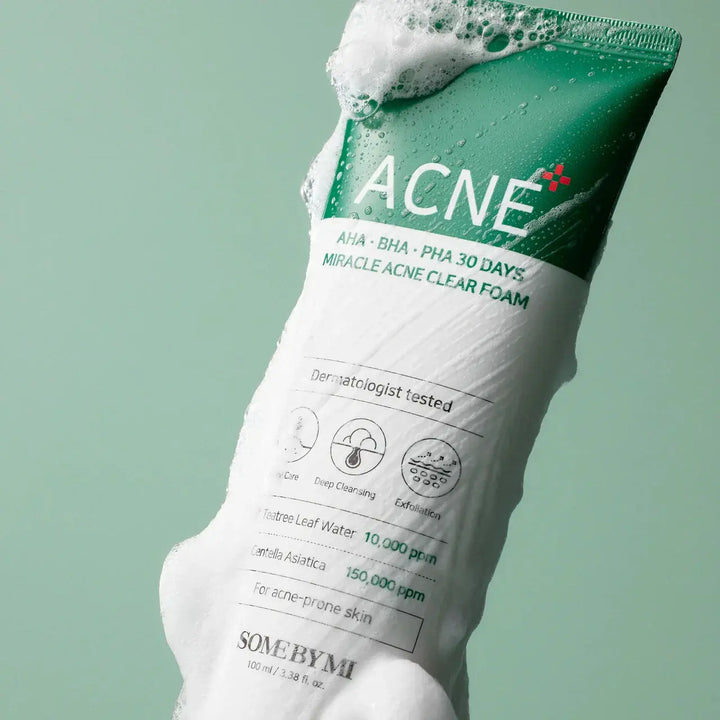 Some By Mi AHA BHA PHA 30 Days Miracle Acne Clear Foam SOME BY MI