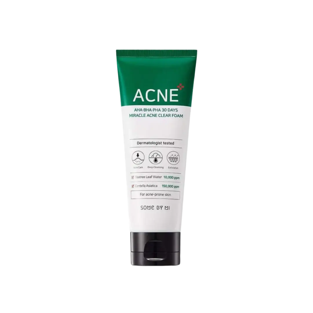 Some By Mi AHA BHA PHA 30 Days Miracle Acne Clear Foam SOME BY MI