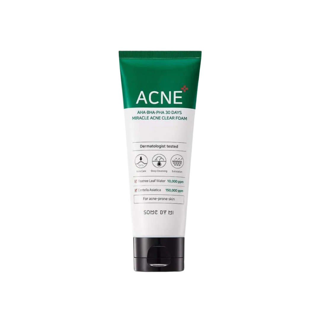 Some By Mi AHA BHA PHA 30 Days Miracle Acne Clear Foam